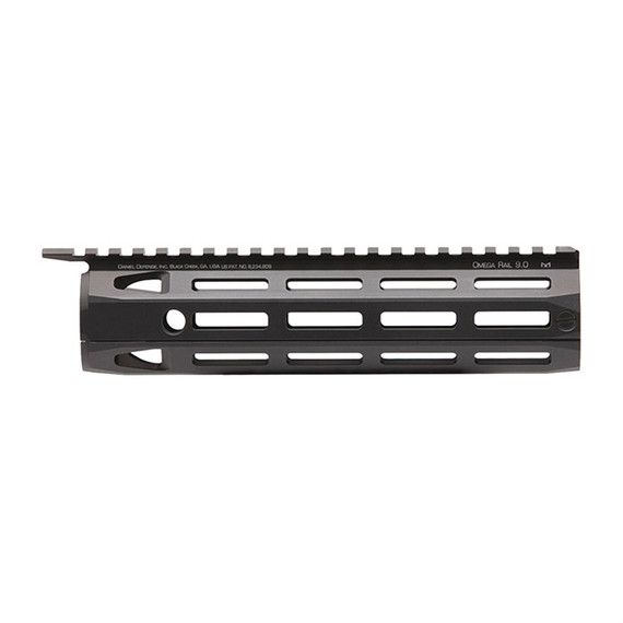 Daniel Defense Omega Rail 9.0 M-LOK, Receiver, Free Float Design, Black Anodized 