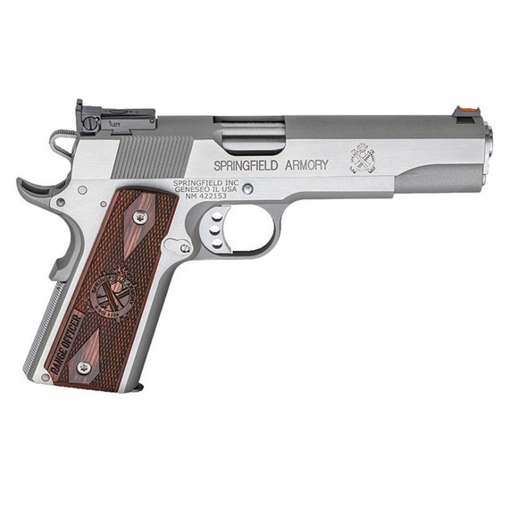 Springfield Range Officer, 45 ACP, 5.00" Barrel, 7 Rds, Stainless - 706397913038 