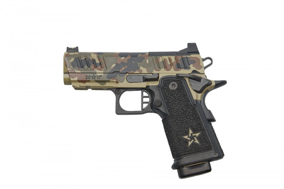 Vulcan Machine Werks Staccato CS, 9MM, 3.50" DLC Barrel, 16 Rds, Rhodesian Brushstroke 