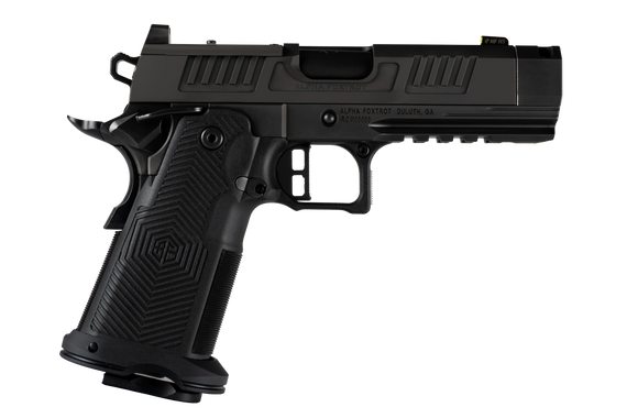 Alpha Foxtrot AF1911 Romulus, 9MM, 3.5" Barrel, 10 Rds, DLC Black - 810100536084 