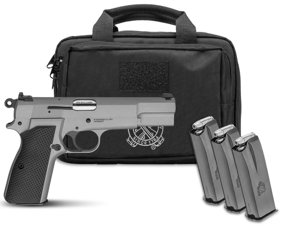 Springfield SA-35, 9MM, 5" Barrel, 15+1 Rds, Tungsten Gray Cerakote - 706397994860 