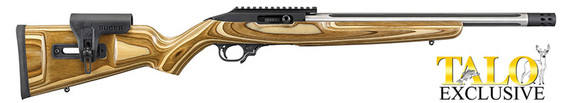 Ruger 10/22 Competition, .22LR, 16.12" Barrel, 10 Rds, Natural Brown Laminate - 736676311279 