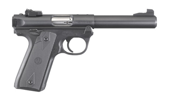 Ruger Mark IV 22/45, 22 LR, 5.50" Barrel, 10 Rds, Blued - 736676401079 