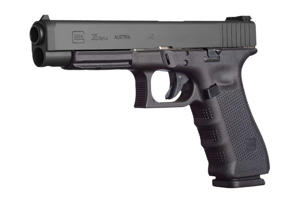 Glock G35 Gen4, .40 S&W, 5.31" Barrel, 15 Rds, Black - 764503066498 