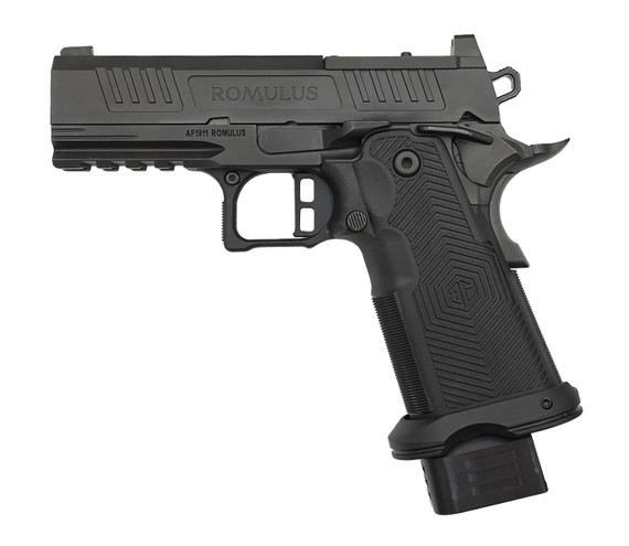 Alpha Foxtrot AF1911 Romulus, 9MM, 3.5" Barrel, 17 & 20 Rds, DLC Black - 810100535339 