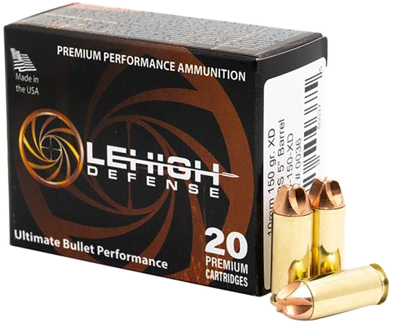 Wilson Combat LA10150XD, 10MM, 150gr, 20 Rds, Brass 