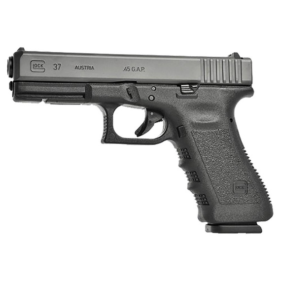 Glock 37 Gen 4, .45 GAP, 4.49" Barrel, 10 Rds, Black Matte - 764503913112 