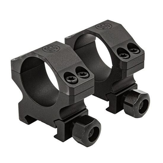 SIG Sauer ALPHA1, Extra High Rings, Matte Black - 798681616480 