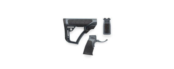 Daniel Defense 28-088-12065-012, Stock/Grip/Foregrip Combo, Tornado Grey Finish 