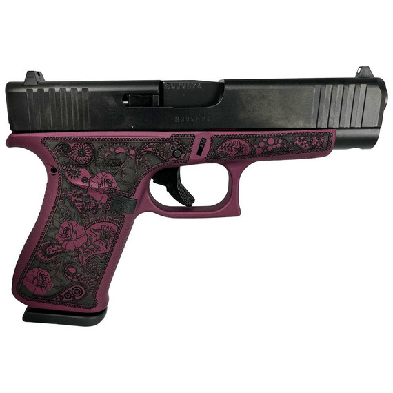 Glock G48, 9MM Luger, 4.17" Barrel, 10 Rds, Black Cherry Paisley Frame - 688099402846 