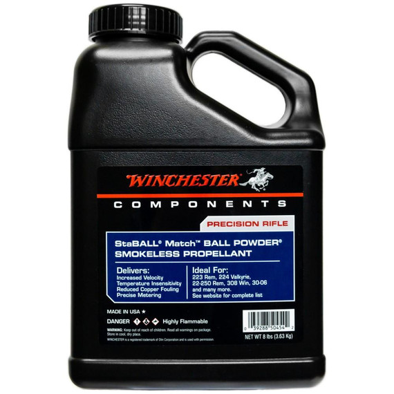 Winchester StaBALL Match, 8 lb, Smokeless Powder - 039288504542 