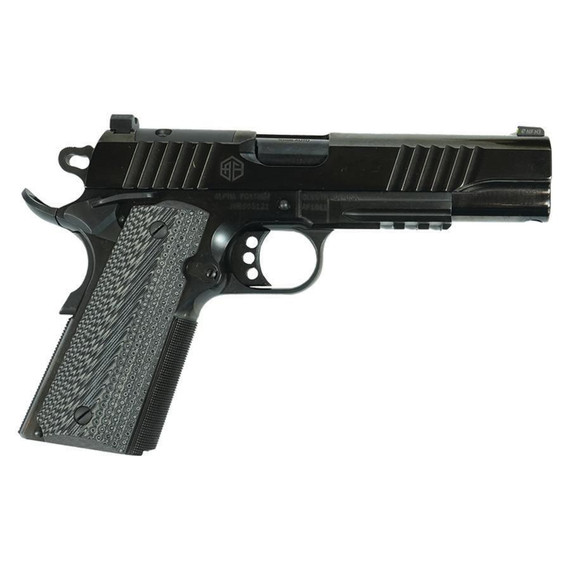 Alpha Foxtrot AF1911 70 Series, 9MM Luger, 5.00" Barrel, 9 Rds, Black Novak Sights - 810100532000 