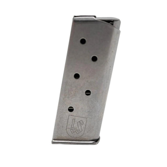 Seecamp LWS-2 Magazine, 6 Rds, Stainless Steel - 850015531071 
