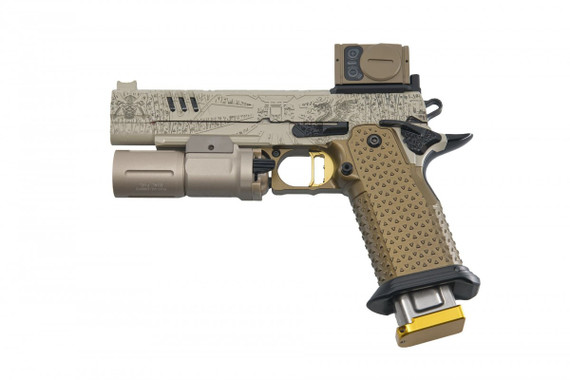 Tee Gun Vault Custom Staccato XL 9mm Immortal Design Includes 4 Magazines 