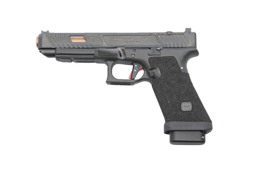 Taran Tactical Innovations Glock 17L Combat Master, 9mm, 6.02" Barrel, 23 Rds, DLC Black - TTIGLOCKCHG7LG3 