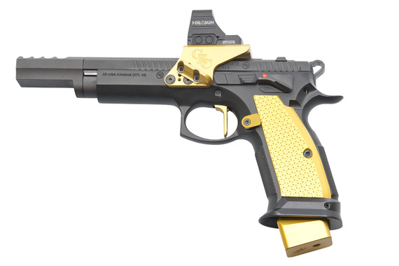 CZ 75 TS Czechmate, 9MM, 5.23" Barrel, 20/26 Rds, Black Steel - G188634 