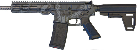 Great Lakes Firearms GL15 .223 Wylde AR Pistol, 7" Barrel, 30-Round, Lichen Grey - 4001156 