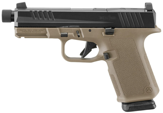 Ruger RXM, 9MM, 4.50" Barrel, 15+1 Rds, Black/FDE - 736676194353 