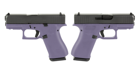 Glock G43X, 9MM, 3.41" Barrel, 10 Rds, Purple Orchid - 756542286395 