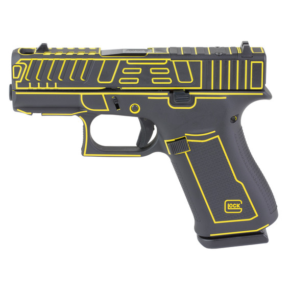 Glock 43X "Outlander", 9MM, 3.41" Comp'd Barrel, 10 Rds, Custom Finish - 810188101341 