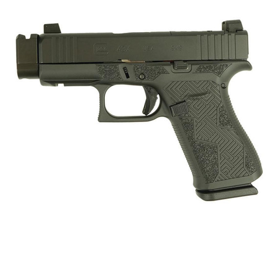 Glock 43X, 9MM, 3.41" Compensated Barrel, 10 Rds, Black Cerakote - 757106326410 