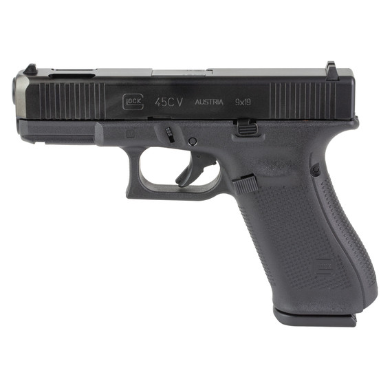 Glock G45C V, 9MM, 4.02" Ported Barrel, 10 Rds, Matte Black - 764503068010 