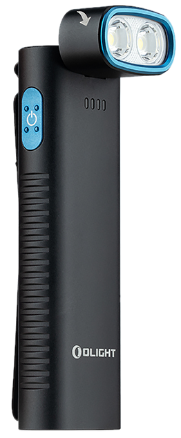 Olight Arkflex, 1.5/15/60/100/400/1,000 Lumens, Black Anodized - 6975498003014 