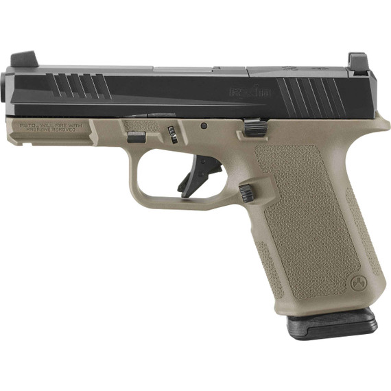 Ruger RXM, 9MM, 4.00" Barrel, 15 Rds, Black FNC Nitride - 736676194261 