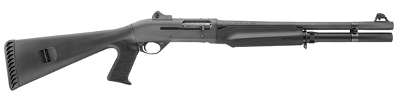 Benelli M2 Tactical, 12 Gauge, 18.5" Barrel, 7+1 Rds, Black Synthetic - 650350110418 
