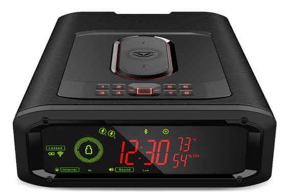 Vaultek DS5I Smart Station, Biometric Safe, Dual Wireless Charger, Covert Black - 850069637187 