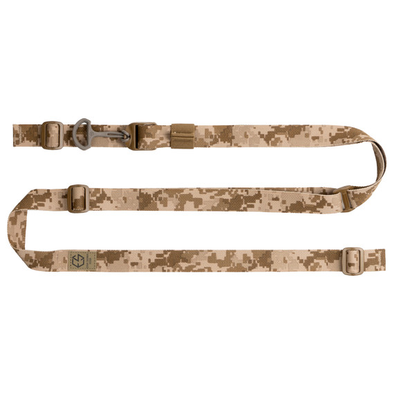 Edgar Sherman Design ESD Sling, AOR1 Desert Digital, 2-Point Combat Sling, Matte Finish - 850027445632 