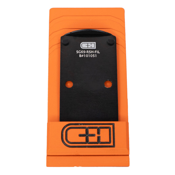 C&H Precision Sig P226/P229 RX Series/Pro Series/AXG Scorpion, Optic Mounting Plate, Anodized Finish - 616943732559 