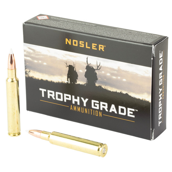 Nosler Trophy Grade, .280 Ackley Improved, 160 Gr, AccuBond, 20 Rds - 054041600767 