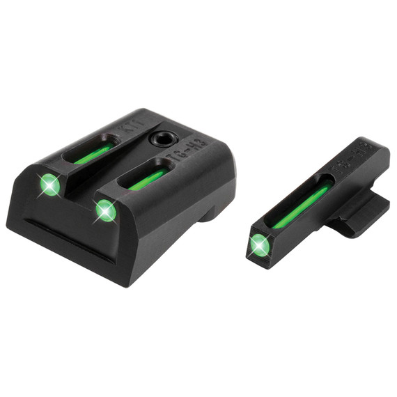 TruGlo Brite-Site TFO, Green Dot, Tritium/Fiber Optic, Anodized - 788130071434 