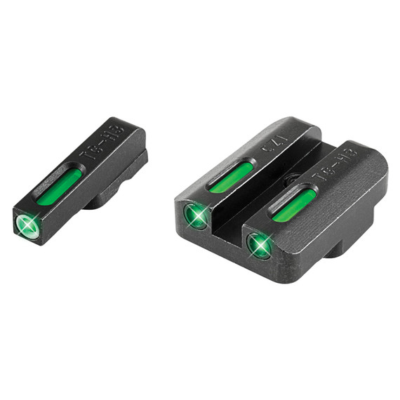 TruGlo Brite-Site TFX, Fits CZ 75, Tritium/Fiber Optic, Green - 788130022153 