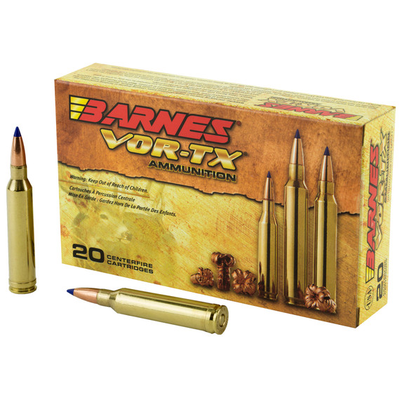 Barnes VOR-TX, 7MM Remington Magnum, 140 Gr TTSX, 20 Rds, Lead Free - 716876028443 