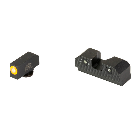 XS Sight Systems R3D 2.0 Night Sights, Orange Front, Black Rear, Fits Glock 20/21/29/30/30S/37/40/41 - 647533003803 