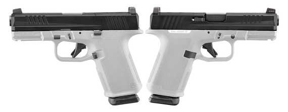 Ruger RXM, 9MM, 4.00" Barrel, 15 Rds, White - 756542285176 