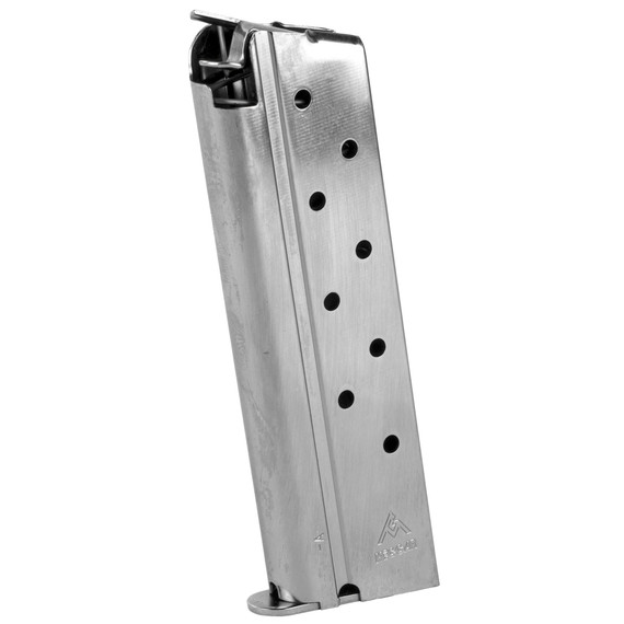 MEC-GAR MCGCGOV10N Magazine, 10MM, 8 Rds, Nickel - 765595105003 