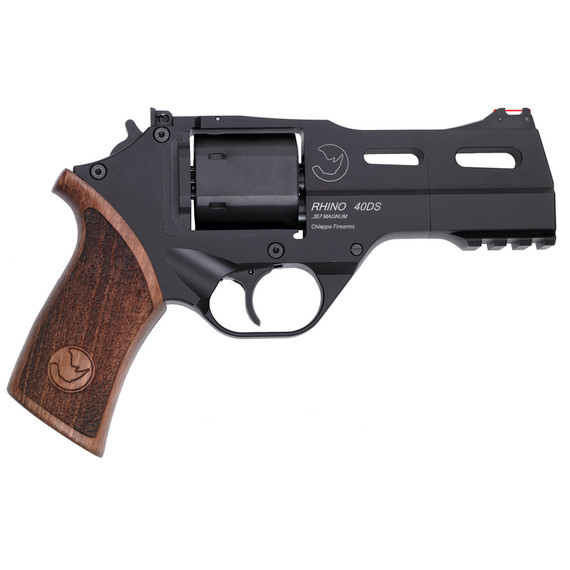 Chiappa Firearms Rhino 40DS, .357 MAGNUM, 4.00" Barrel, 6 Rds, Black Anodized - 8053670712140 