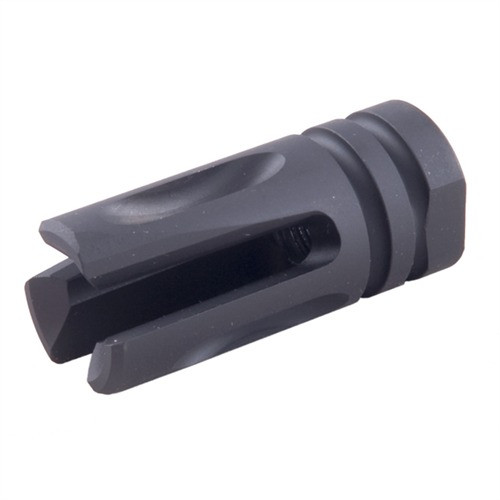 Wilson Accu-Tac Flash Hider, 22 Caliber, 1/2-28 Threads, Steel Melonited - 874218005856 
