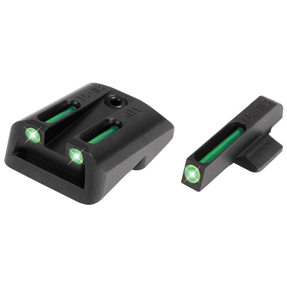 Truglo Brite-Site TFO Novak 1911 GVT, Green Dot, Tritium/Fiber Optic, Steel - 788130019474 