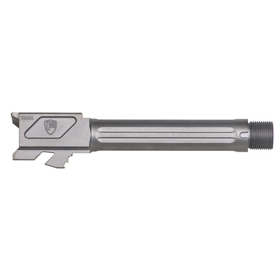 Fortis Manufacturing Match Grade Barrel, 9MM, 4.50" Threaded Barrel, Grey MDC Finish - 850015927355 
