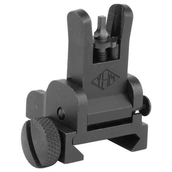 Yankee Hill Machine Same Plane Flip Front Sight, Picatinny Mount, Black - 816701013498 