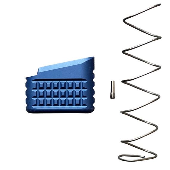 Backup Tactical BACKG1923MEXT-BLU, Magazine Extension, +5 Rds, Anodized Blue - 686696690574 