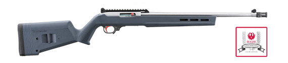 Ruger 10/22 Collectors Series 60th Anniversary, 22LR, 18.5" Barrel, 10+1 Rds, Satin Stainless - 736676312603 
