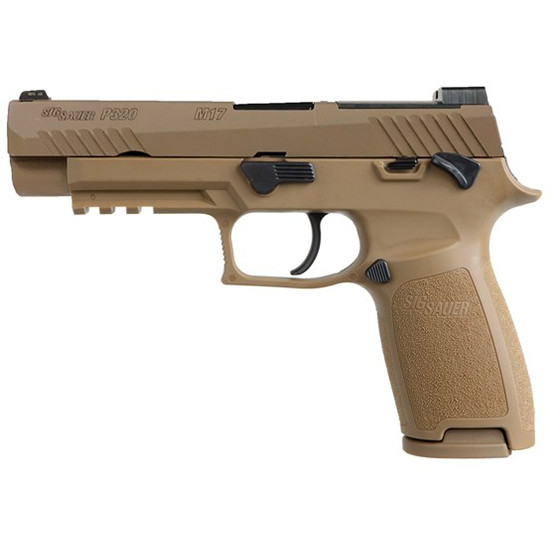 SIG Sauer P320 M17, 9MM, 4.70" Barrel, 10 Rds, Coyote PVD - 798681602988 