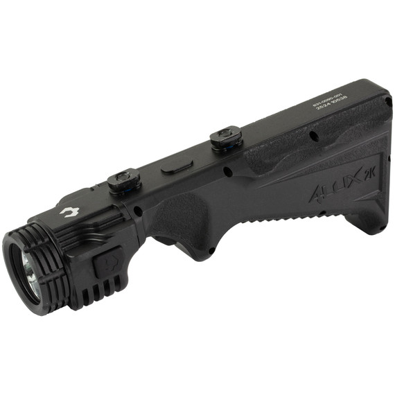 Viridian 4LUX 2K, Angled Foregrip, Green Laser, 2000 Lumens, M-LOK, Black - 785034179785 