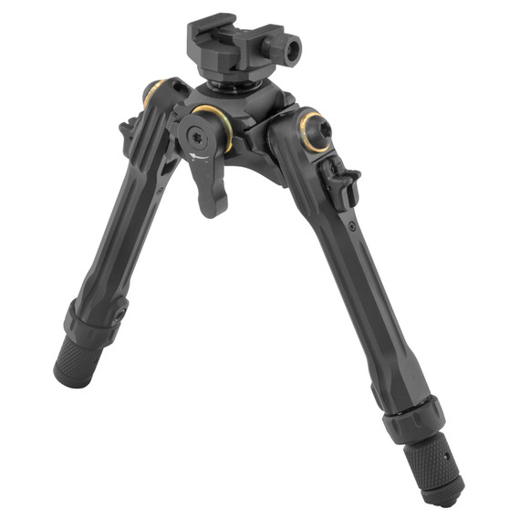Leapers UTG PRO TBNR, 7-9" Picatinny Bipod, Black Anodized - 4717385556379 