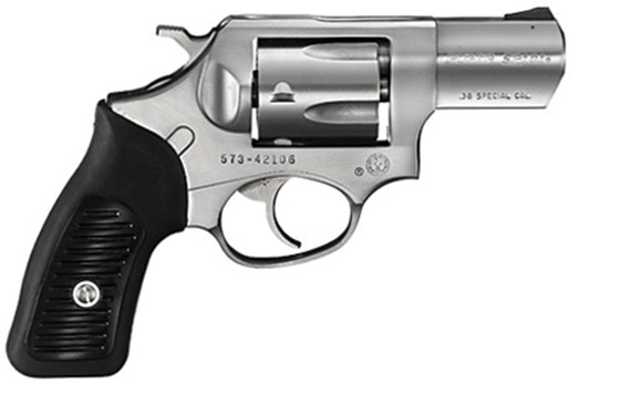 Ruger SP101, 38 SPL +P, 2.25" Barrel, 5 Rds, Satin Stainless - 736676057375 
